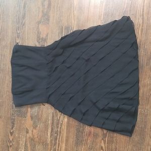 WHBM Strapless Ruffle Dress